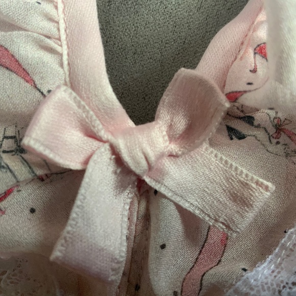 $145 Agent Provocateur Cinta Pastel Pink georgette soft-cup triangle bra M/3 - Picture 8 of 16